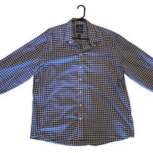 Stafford button-up long sleeve shirt. Size 17.5 36/37